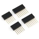Kit 4x barras de 6 e 8 pinos para Arduino - Stackable Header Kit